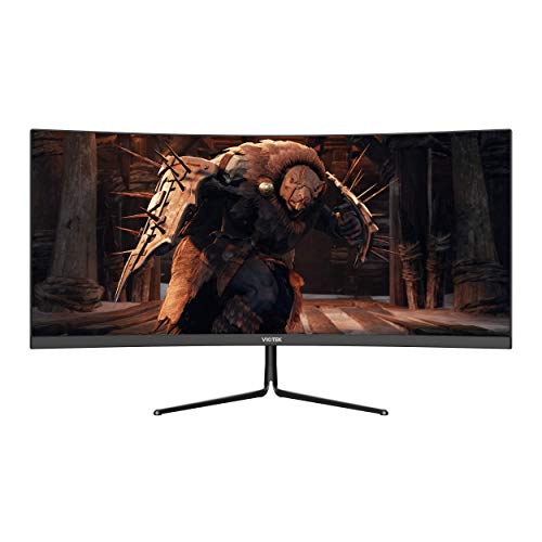 Viotek 29-Inch Gaming Monitor | 120Hz Ultrawide Curved | FreeSync, G-SYNC-Compatible | 3-Year Warranty