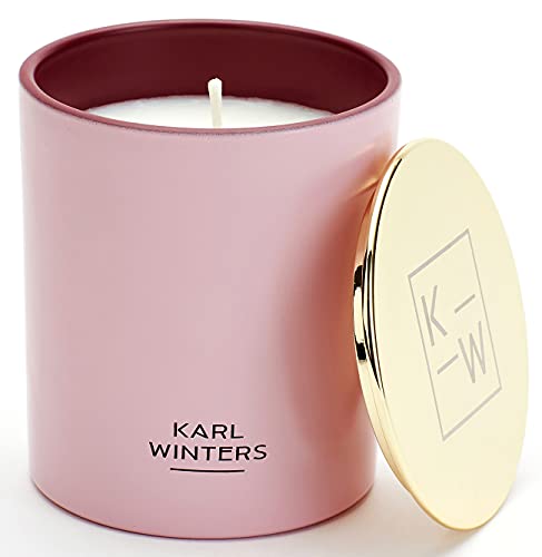 Parisian Rose Soy Candle | Rose Scented Candle | Floral Scent | Premium Candle Gift for Housewarming & Special Events | Matte Pink 8 oz. Jar | Gold Classic Lid | Karl Winters Co. Parisian Rose Soy Candle | Rose Scented Candle | Floral Scent | Premium Candle Gift for Housewarming & Special Events | Matte Pink 8 oz. Jar | Gold Classic Lid | Karl Winters Co.