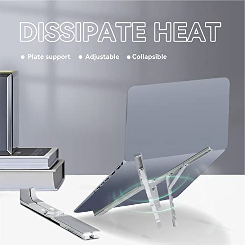 Soporte plegable para laptop con diseño ergonómico de alta estabilidad y ventilación 5