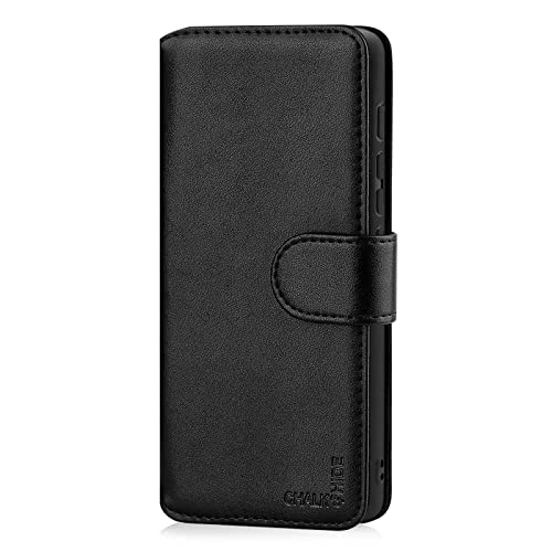 CHALK & HIDE, Real Leather Book Wallet Flip Case Cover For Motorola Moto E20, Real Leather Design With Card Slot - Image 4