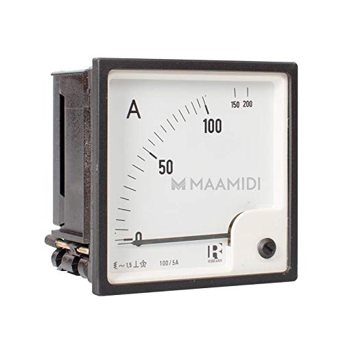 Rishab Analogue Ammeter EQ 96mm (500/ 5A) AC Amazon.in Industrial