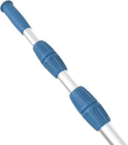 Miniatura 7 de KEMANO - Poste profesional de servicio pesado de 15 pies para piscina, aluminio telescópico, ajustable de 3.4 a 15 pies, se adapta a aspiradora de
