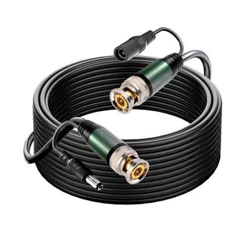 YOTETION 4 Pack 125ft bnc Video Power Cable, All-in-One Siamese