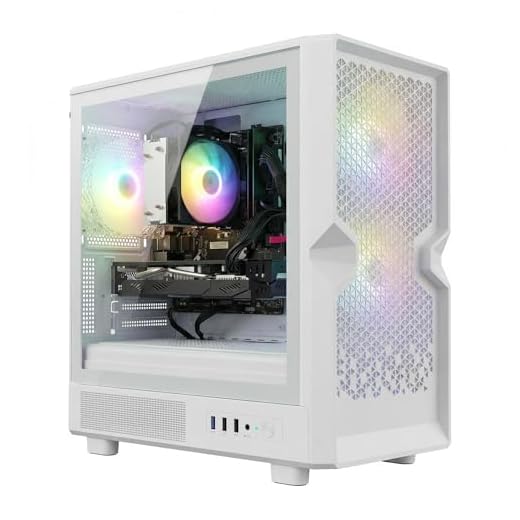 STGAubron Gaming PC Desktop, Radeon RX 580 16G GDDR5, Intel Core i7 up to 3.9G, 16G RAM, 512G SSD, 600M WiFi, BT 5.0, RGB Fan x3, RGB BT Sound Bar, Windows 10 Home