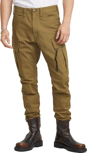 G-STAR Raw - Mens Zip Pocket 3D Skinny Cargo 2.0 5-Pocket Pants, Color Kangaroo, Size: 32W x 30L