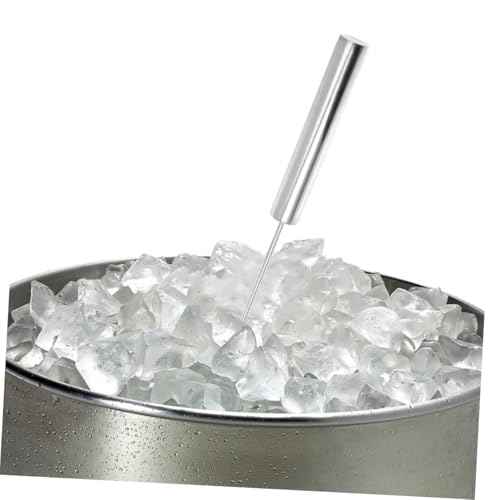 Outils à glace en acier pour écraser et ciseler le bloc de glace en cuisine - Lot de 2 pièces
