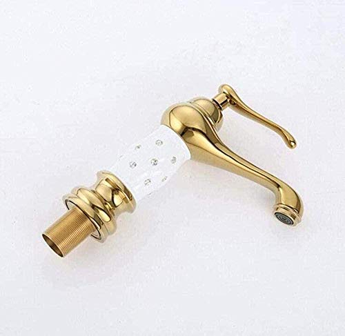 Rubinet de lavabo de mélange chaud et froid avec levier précis - 5