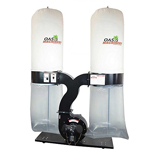Oasis Machinery DC3000 Heavy Duty 3HP Wood Dust Collector
