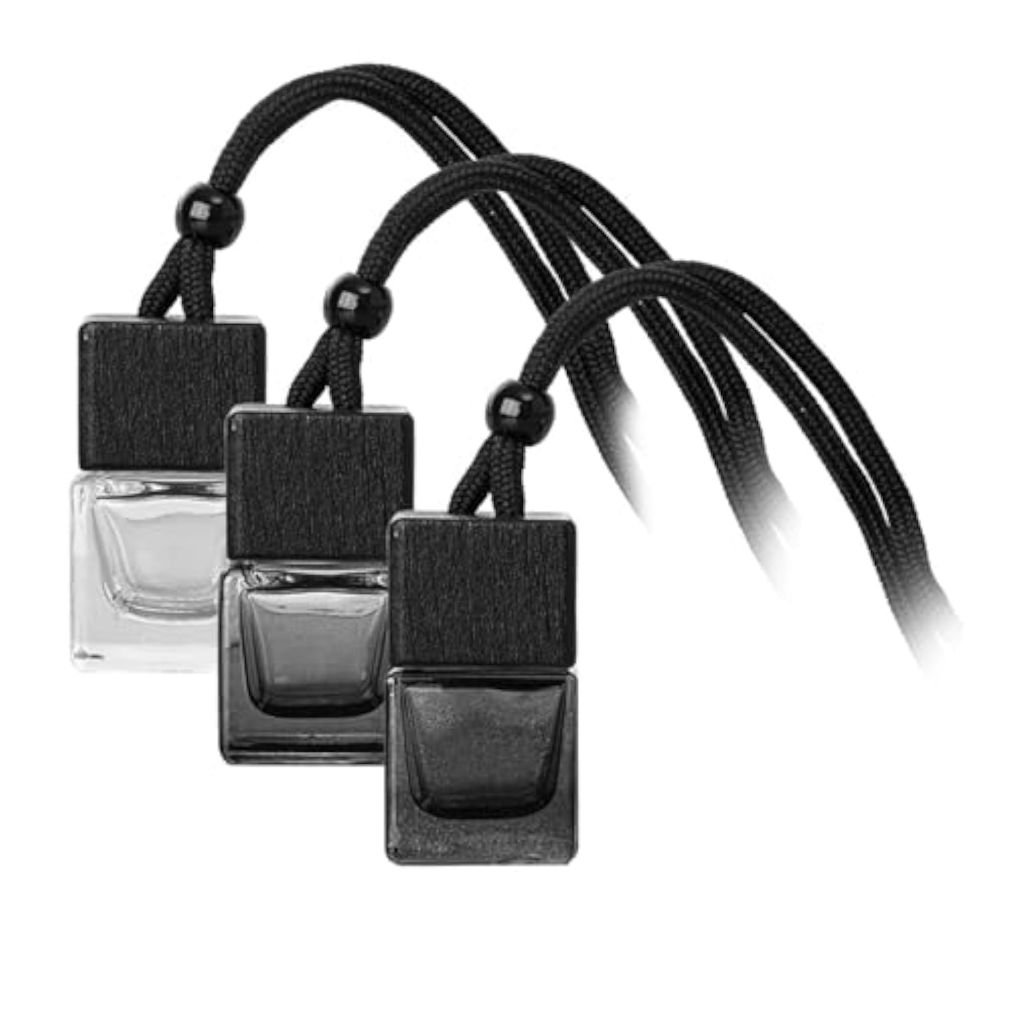 4x3Pcs Car Perfume Bottles Hanging Diffuser Bottles