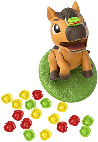 Mattel Games GXD69 - "Spirit Untamed" Stackin' Snackin' Apples Kinderspiel, Stapelspaß mit dem hungrigen Pferd für 2, 3 oder 4 Spieler ab 5 Jahren – Bild 3
