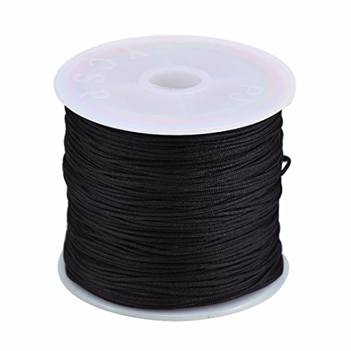 LANSEYQO Cuerda de Nailon Trenzado DE 0,8 mm, para Manualidades