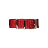 Premium Nylon eingewoben Uhrenarmband.