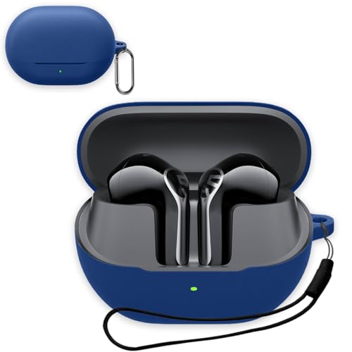 For SOUNDPEATS Air6 HS �p �P�[�X �J�o�[ KONXISA �V���R���P�[�X �ϏՌ� �h���h�o �E�H�b�V���u�� �i�J���r�i�t��+�X�g���b�v�t�� �j ���p���₷�� �����[�d�\ �����^�т����₷���i�u���[�j