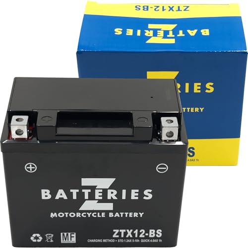 Amazon | Z BATTERIES バイクバッテリー YTX12-BS ユアサ 互換 ZTX12