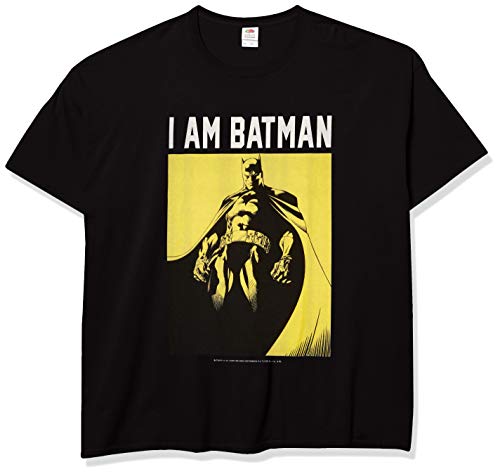 T-Shirt Batman DC Comics Homme - Vêtement Geek en Coton Noir