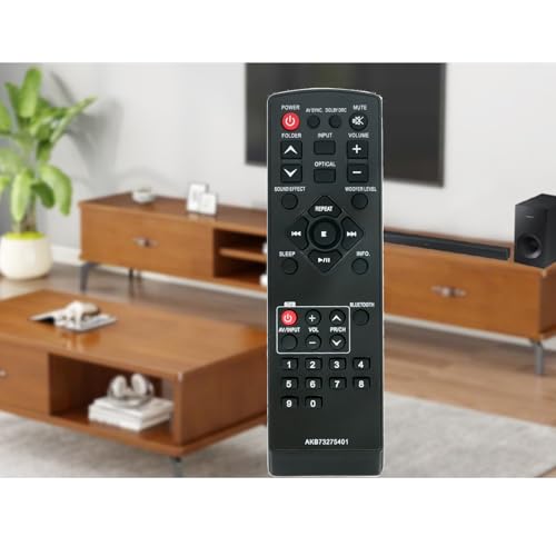 Télécommande AKB73275401 compatible barre de son LG NB3510A HLS36W - 5