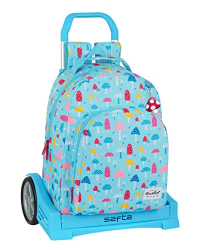 Blackfit8 Mochila 305 con Carro Evolution Reciclable Mushrooms  320x150x420mm