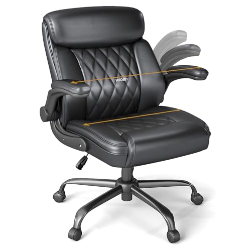 AnyGod Executive Leather Office Chair,9011ce