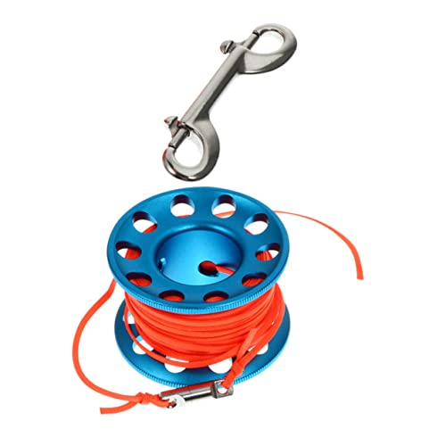 Toyvian 1 Set Portable Diving Buoy Spool Reel Blue Scuba Diving Equipment for Management Durable and Wear Resistant Design