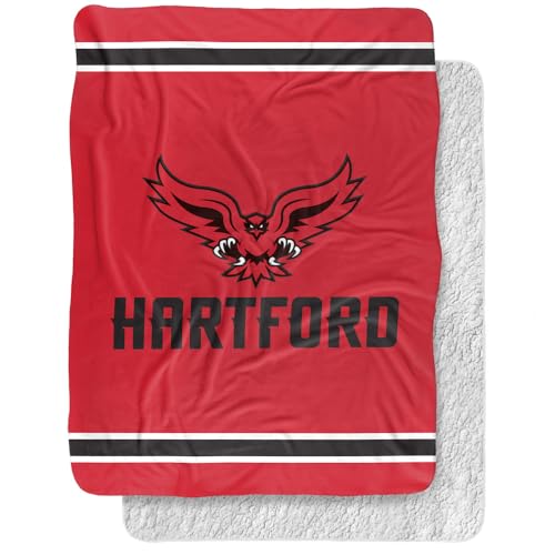 Hartford Blanket, 60"x80" Primary Logo, Sherpa Super Soft Throw