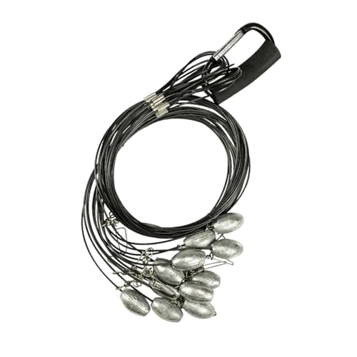 Avery GHG QuickRig Texas Rig Decoy Anchor System with 400 lb Mono Line, Floating Carabiner & Duck Egg Weights for Waterfowl Hunting, 4oz-30