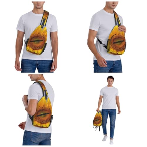 Bolso Cruzado Negro Tipo Sling para Hombre y Mujer miniatura 7