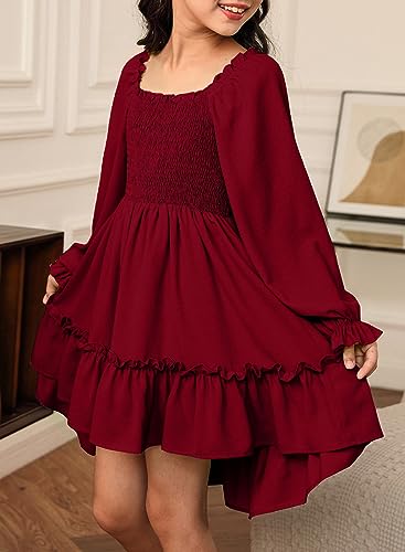 blibean Tween Girls High Low Hem Dresses Size 4-15 Years - Image 5