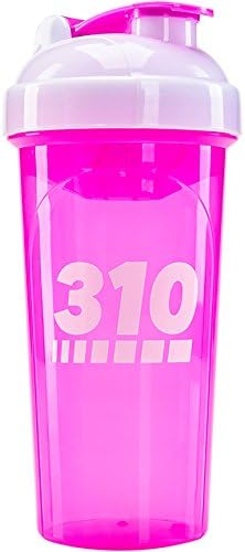 310 Shaker – Protein Shaker and Meal Replacement Blending Bottle (Pink)