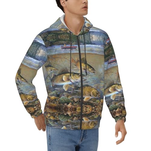 Sweat à capuche pêcheurs pour homme finie la sensation de froid avec sa coupe couvrante