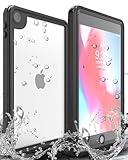 Hualele iPad Mini 5 Waterproof Case, IP68 Underwater Shockproof Drop Proof Full Body with Screen Protector Protective Cover with Lanyard and Kickstand for iPad Mini 5th Generation