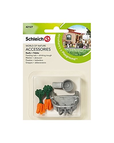 Preisvergleich Produktbild SCHLEICH 42127.0 Ältere 42127 Raufe + Tränke