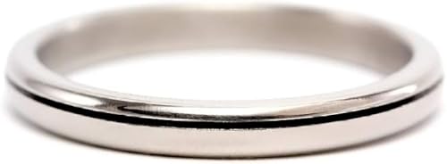 Miniatura 2 de Women's titanium and carbon fiber ring. Unique wedding band. Water resistant and hypoallergenic. (00334_2N)