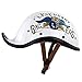 Produktbild SDFGDFD Mopedhelm Halbschalenhelm Retro Erwachsener Motorrad-Halbhelm, Feuchtigkeitstransportierender Bequemer Halbhelm Mode Retro-Baseballmütze-Helm DOT-zertifizierte Motorrad Halbhelm