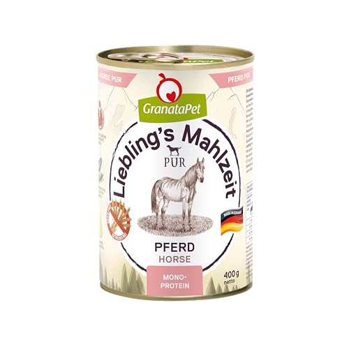 GranataPet Cibo Umido Cavallo per Cani 6x400g