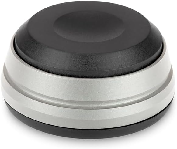Dynavox Piedini In Alluminio Midi, Set Di 4 Unità, Con Ammortizzatori In Gomma, Max. 10 Kg Per Piedino, Ottimali Per Dispositivi HiFi E Apparecchiature Audio, Anodizzato Nero - Foto 5