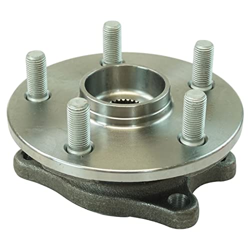 Image of TRQ 2 Piece Front Wheel Bearing & Hub Assembly Set Compatible with 2009-2017 Lexus LS460 2008-2016 LS600h