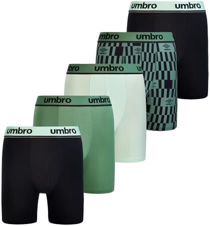 Umbro Performance Men’s Boxer Brief, Men’s Underwear Boxer Briefs...