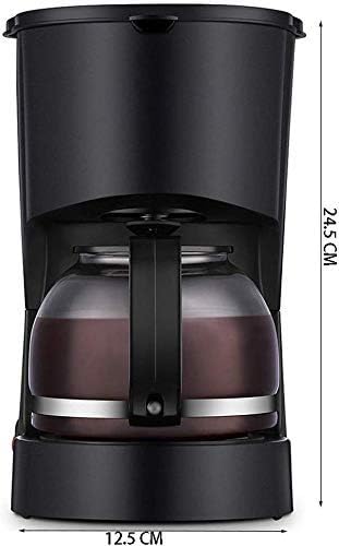 Cafetera de Filtro Semiautomática 600W con Jarra de Vidrio y Función Antigoteo miniatura 3