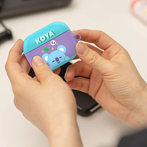 Bt21 Official Merchandise Designed For Airpods Pro Case Cover Protective Hard Case With Keychain For Airpods Pro Case - Koya #TOP7