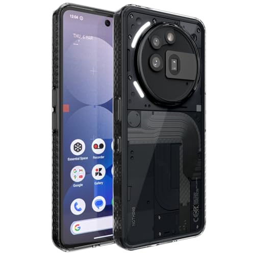 u΂ݖh~EیvTUDIA EgNAtBbg Nothing Phone 3a Pro P[X Ή, yLUCIONzϏՌ TPU op[ ΂ݖh~ n[hobN XObv Nothing Phone 3a Pro Jo[