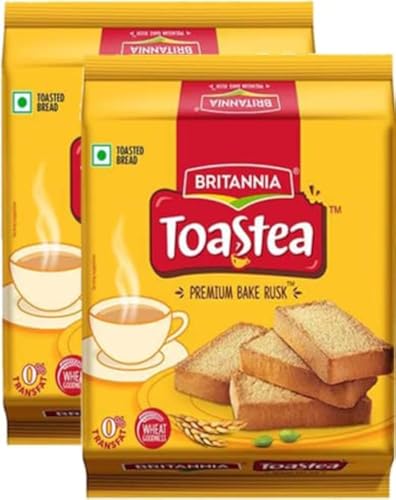 Image of Truecart britannia Toastea premium bake Rusk 250g x 2 pc
