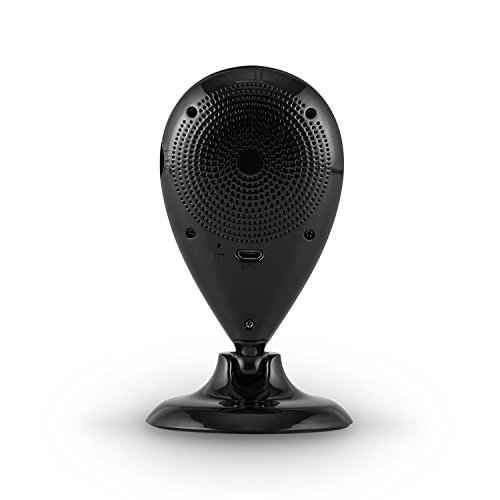 DURAMAXX Eyeview - IP Kamera, Babykamera, Überwachungs-Kamera, WLAN, Android, iOS, HD-Qualität (1280x720), 1,3 Mpx, MicroSD-Slot bis 32GB, Infrarot, Bewegungssensor, 110° Sicht, schwarz