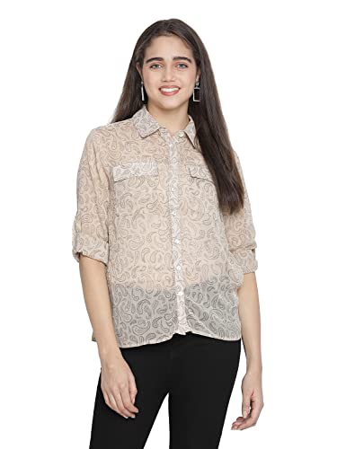 Image of oxolloxo Muffin Blue Floral Print Stylish Plus Size Women top