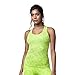 STRONG by Zumba Tank Top Sportivo da Allenamento Compression Top Palestra Donna Fitness, Neon-Yellow, XS