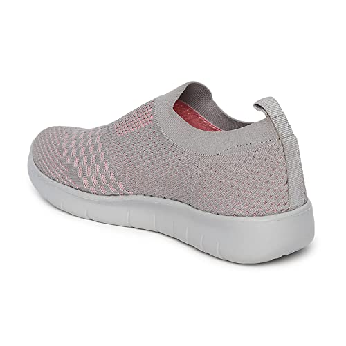 Image of Marc Loire Women's Lightweight Athleisure Knitted Active Wear Slip-On Casual Shoes