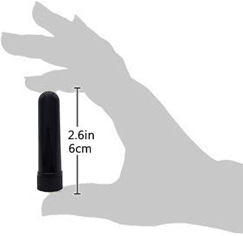 Miniatura 2 de Tubos inhaladores nasales en blanco para aromaterapia de aceites esenciales (incluye 24 inhaladores+36 mechas sin perfume+2 cuentagotas de