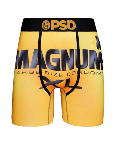 PSD Men's Magnum Xl Gold Boxer Briefs, Gold, S