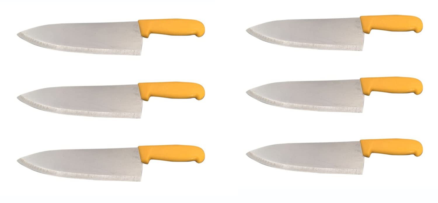 10" Chef Knife Choose Your Color - Razor Sharp Commercial Kitchen Cutlery - Cook's Knives (3 Pack - Blue) — Amazon image 12