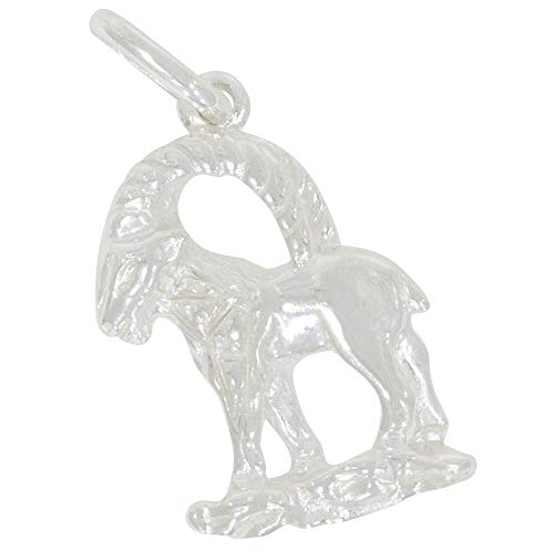 Preisvergleich Produktbild AFP Anhänger Steinbock 925 Sterling Silber A1St-12