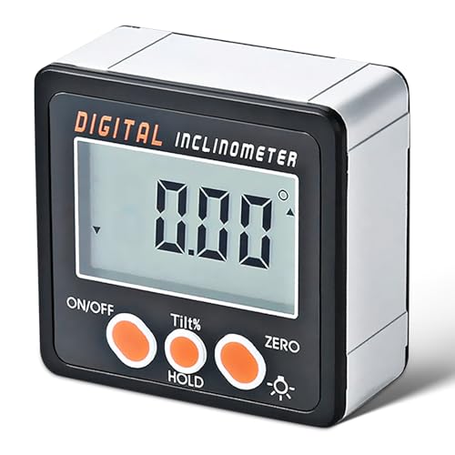 Medidor digital de ángulos con base magnética Sewroro miniatura 1